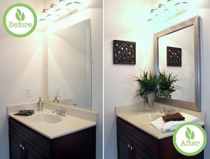 bathroom sink design before & after